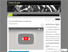 Tablet Screenshot of coisasdegay.wordpress.com