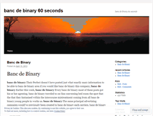 Tablet Screenshot of mac.bancdebinary60seconds.wordpress.com