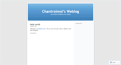 Desktop Screenshot of chantroimoi.wordpress.com