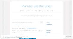 Desktop Screenshot of mamasblissfulbites.wordpress.com