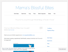 Tablet Screenshot of mamasblissfulbites.wordpress.com