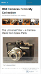 Mobile Screenshot of oldcameras.wordpress.com