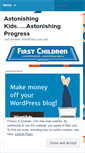 Mobile Screenshot of firstchildrenschool.wordpress.com