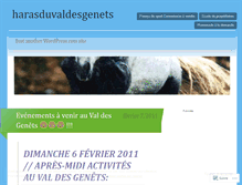 Tablet Screenshot of harasduvaldesgenets.wordpress.com