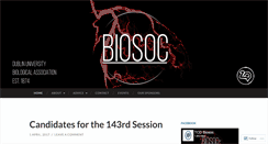 Desktop Screenshot of biosoc.wordpress.com