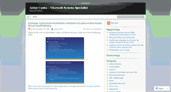 Desktop Screenshot of aislancunha.wordpress.com