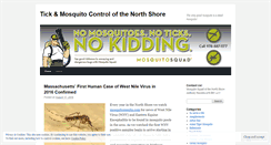 Desktop Screenshot of mosquitosquadnorthshore.wordpress.com