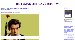 Desktop Screenshot of bloggingourway2bombay.wordpress.com