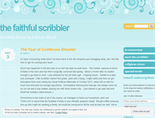 Tablet Screenshot of faithfulscribbler.wordpress.com