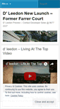 Mobile Screenshot of dleedonfarrercourt.wordpress.com