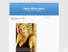 Tablet Screenshot of hiltonpornpics.wordpress.com