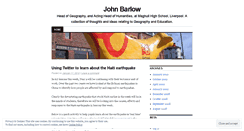 Desktop Screenshot of johnbarlow.wordpress.com