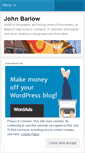 Mobile Screenshot of johnbarlow.wordpress.com