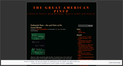 Desktop Screenshot of greatamericanpinup.wordpress.com