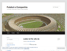 Tablet Screenshot of futebolecompanhia.wordpress.com