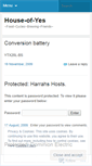 Mobile Screenshot of houseofyes.wordpress.com
