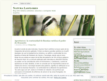 Tablet Screenshot of naturalasflores.wordpress.com