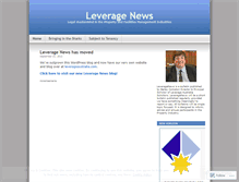 Tablet Screenshot of leverageaustralia.wordpress.com