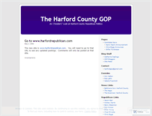 Tablet Screenshot of harfordgop.wordpress.com