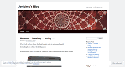 Desktop Screenshot of jeripimo.wordpress.com