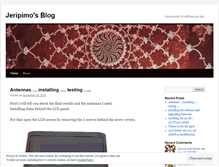 Tablet Screenshot of jeripimo.wordpress.com