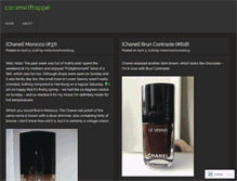 Tablet Screenshot of caramelfrappe.wordpress.com