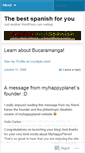 Mobile Screenshot of englishandspanish.wordpress.com