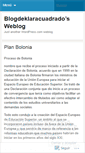 Mobile Screenshot of blogdeklaracuadrado.wordpress.com