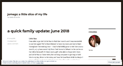 Desktop Screenshot of jomegs.wordpress.com