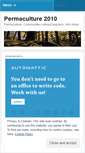Mobile Screenshot of permaculture2010.wordpress.com