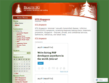 Tablet Screenshot of beautysg.wordpress.com