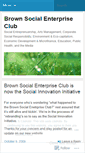 Mobile Screenshot of brownsec.wordpress.com