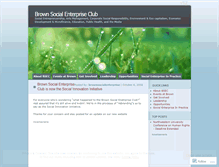 Tablet Screenshot of brownsec.wordpress.com