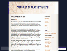 Tablet Screenshot of placesofhope.wordpress.com