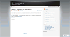 Desktop Screenshot of cppdepend.wordpress.com