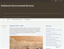 Tablet Screenshot of gulfstreambugs.wordpress.com