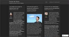 Desktop Screenshot of cosasdegoce.wordpress.com