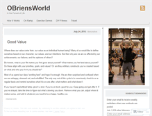 Tablet Screenshot of obriensworld.wordpress.com