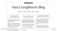 Desktop Screenshot of garrylengthorn.wordpress.com