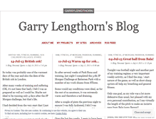 Tablet Screenshot of garrylengthorn.wordpress.com