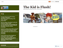Tablet Screenshot of kidflush.wordpress.com