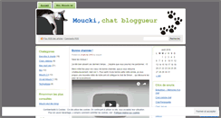 Desktop Screenshot of mouckichatbloggueur.wordpress.com