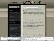 Tablet Screenshot of ndesoz.wordpress.com