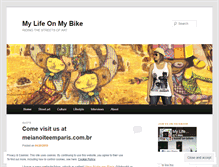 Tablet Screenshot of mylifeonmybike.wordpress.com