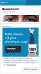 Mobile Screenshot of groundwork.wordpress.com