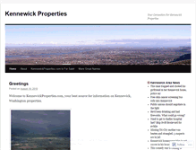 Tablet Screenshot of kennewickproperties.wordpress.com