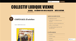 Desktop Screenshot of collectifludiquevienne.wordpress.com
