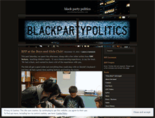 Tablet Screenshot of blackpartypolitics.wordpress.com