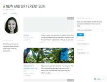 Tablet Screenshot of anewanddifferentsun.wordpress.com