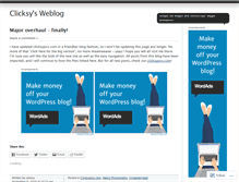 Tablet Screenshot of clicksy.wordpress.com
